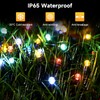 66FT Solar String Lights Outdoor Waterproof, 200LED Solar Christmas Lights