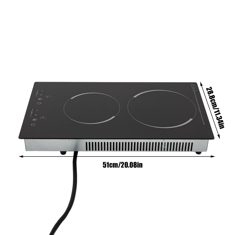 Electric Cooktop, 110V Countertop or Built-In Electric Stove Top 2
