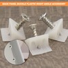 Back Wall Connectors, Pack of 150, Cabinet Back Wall Mounting,