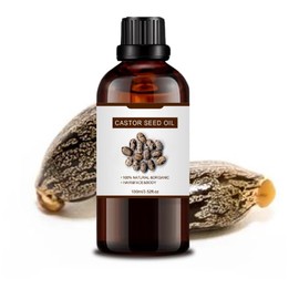 Wind in Hand Organic Cold-Pressed Castor Oil - 16 Fl Oz Pure, Cold Pressed, Unrefined & Hexane-Free - For Hair Growth, Eyelashes, Skin Care & Castor Oil Packs - Amber Glass Bottle