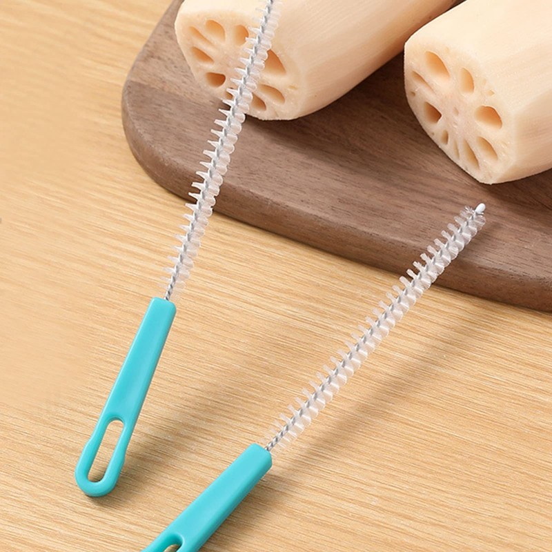 Pipe Hole Bottle Brush, Mini Extra Long Straw Brush, Plastic