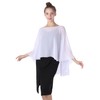 Baoqiya Chiffon Capes Sheer Capelets Bridal Shawls And Wraps Cape