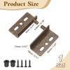 uxcell 1Set Pivot Hinge, 40 x 18 mm Heavy Duty