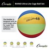 Champion Sports UL24SET Rhino Lite Cage Ball Set, Multicolored, 24"