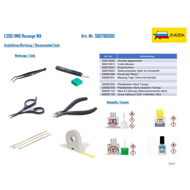 Zvezda 500786500-1:350 HMS Revenge