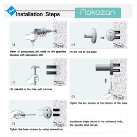 Nokozan Luxury Crystal Series Oil-Rubbed Bronze Fished Batrhoom Towel Ring Holder Wall Mouted