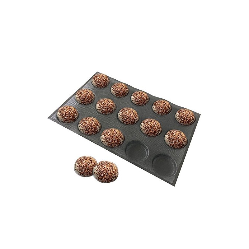 Bluedrop Silicone Hamburger Bread Forms Round Shape Bread Tray Silicone