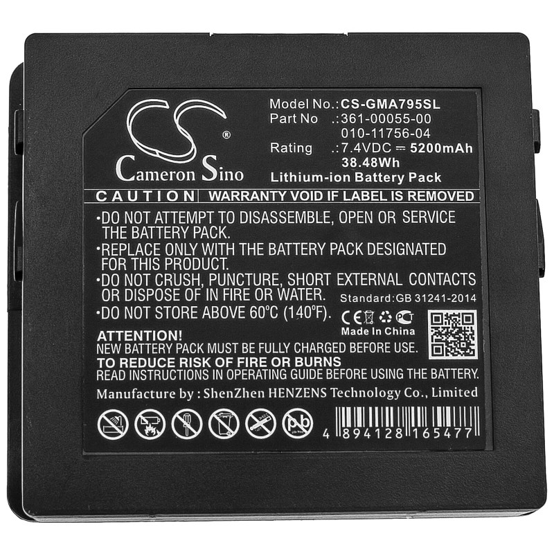 For Garmin Battery for Garmin Aera 795 796 010-11756-04 361-00055-00