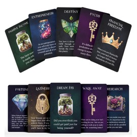 Manifestation Oracle Cards for Attracting Love and Abundance - Money Manifestation + Soulmate Manifestation (2-Deck Bundle) - Oracle Cards with Meanings on Them for Beginners to Advanced Readers
