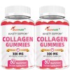 Naturenutri (2Packs) Vitamin C & E Collagen Peach Gummies –