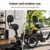 Wide Bike Seat with Adjustable Backrest for Comfortable Riding –