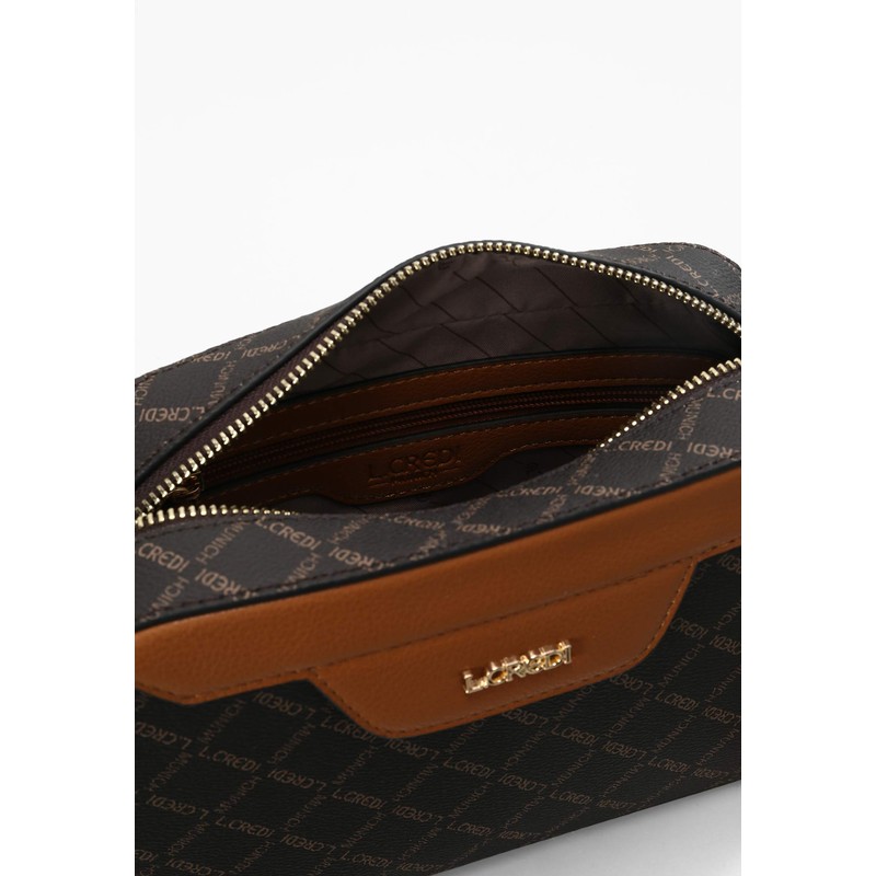 L.CREDI Filiberta Handbag, brown