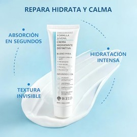 WEUD Crema Coreana Original, Crema Hidratante con Niacinamide, Centella Asitica, Colgeno, Hialuronato de Sodio, 100 Natural, Hipoalergnica, Crema...  