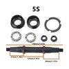ECSiNG 1Set 5S(14.8cm) Bike Bottom Bracket Sets & Axles For