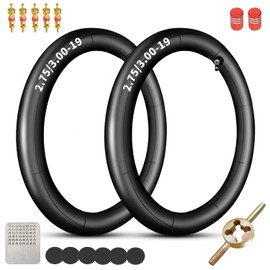XIKOBY 2.75/3.00-19 70/100-19 19" Dirt Bike Inner Tube Compatible with Surron Light Bee X 60V 6000W 38AH E-Bike Segway X160 X260 Talaria Electric Dirt Bike Motocross Accessory with TR4 Valve Stem