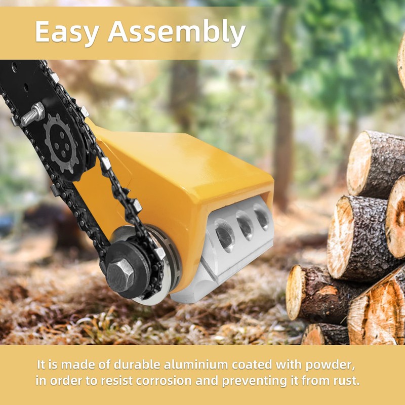 ZEIMAL Log Peeler,Log Debarking Tool,Chainsaw Attachment for Wood Debarking,Chainsaw Accessories,Timber