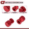 HEROFFIX 4 Pcs Net Pattern Tire Valve Stem Caps Decorative