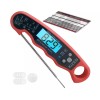 Kizen Digital Waterproof Instant Read Meat Thermometer - Black Red-NEW/SEALED