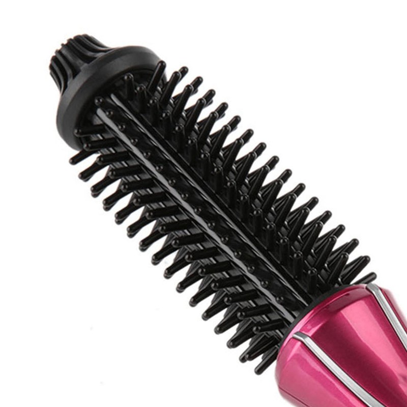 Electric Folding Hair Curler Comb Brush Portable Hair Dressing Beauty