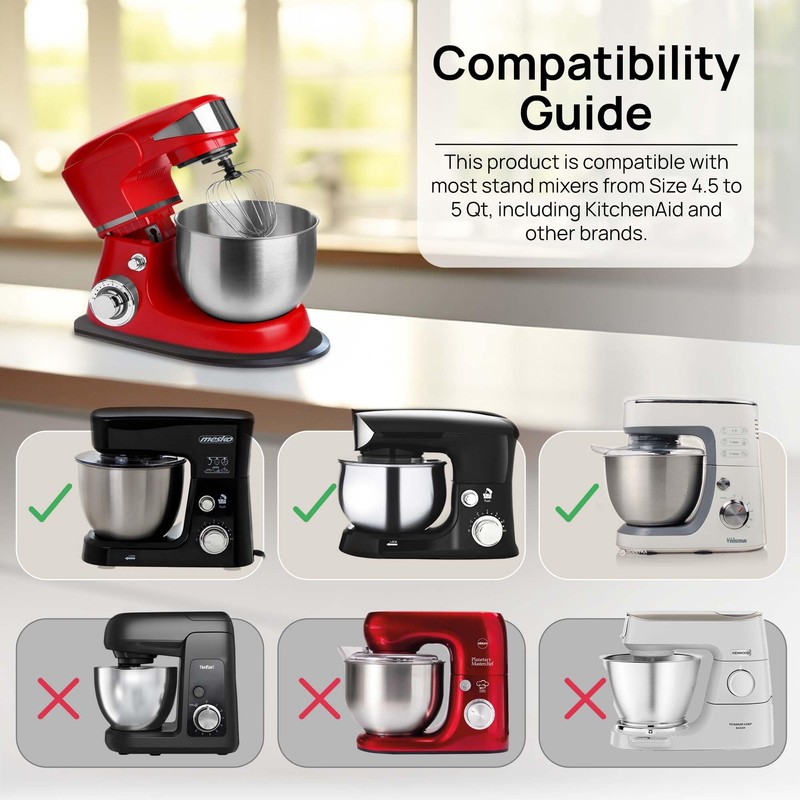 Ibyx Elegant Sliding Tray - Compatible with 4.5 Qt KitchenAid