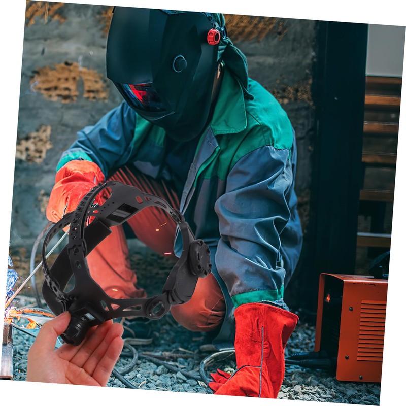 iplusmile Adjustable Welding Helmet Headgear Sweatband and Comfortable Welding Hood