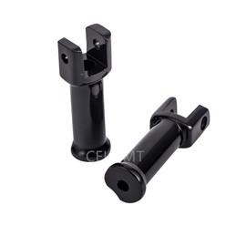 Passenger Foot Pegs Support Mount Bracket Kit Fit Harley Softail Deluxe FLDE Fat Boy Street Bob Breakout 114 FXBR 2018-2024 Gloss Black