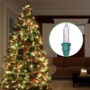 Mudder 50 Pcs Replacement Mini Light Bulbs Christmas Tree 2.5