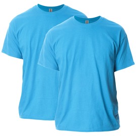 Gildan Adult Ultra Cotton T-Shirt, Style G2000, Multipack, Sapphire (2-Pack), 3X-Large