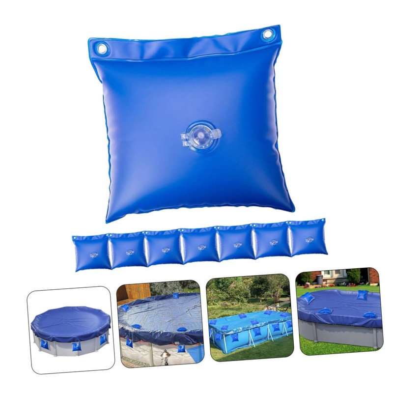 CIYODO 8Pcs Pool Winterizing Kit Durable Pool Cover Bags Multifunctional