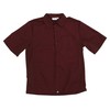 Chef Works Men's Universal Shirt, Merlot, Medium