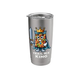 Trail Mix King Funny Food Nut Snack Stainless Steel Insulated Tumbler
