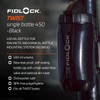 FIDLOCK Twist Single Bottle 450 ml Black with Twist Connector: