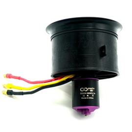 ApisQueen 64 mm EDF 4S 3500KV Belt 11 Sheets Electric Ducted Fan for Aeroplane Model Aeroplane Jet Tight