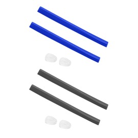 Juego de almohadillas de repuesto y almohadillas para nariz Oakley Deviation OO4061, Gris + azul., 0 US