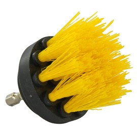 Tivoly • Brush made of polypropylene, flat, diameter 50 mm, soft wire, easy cleaning of all materials without scratches • for drill