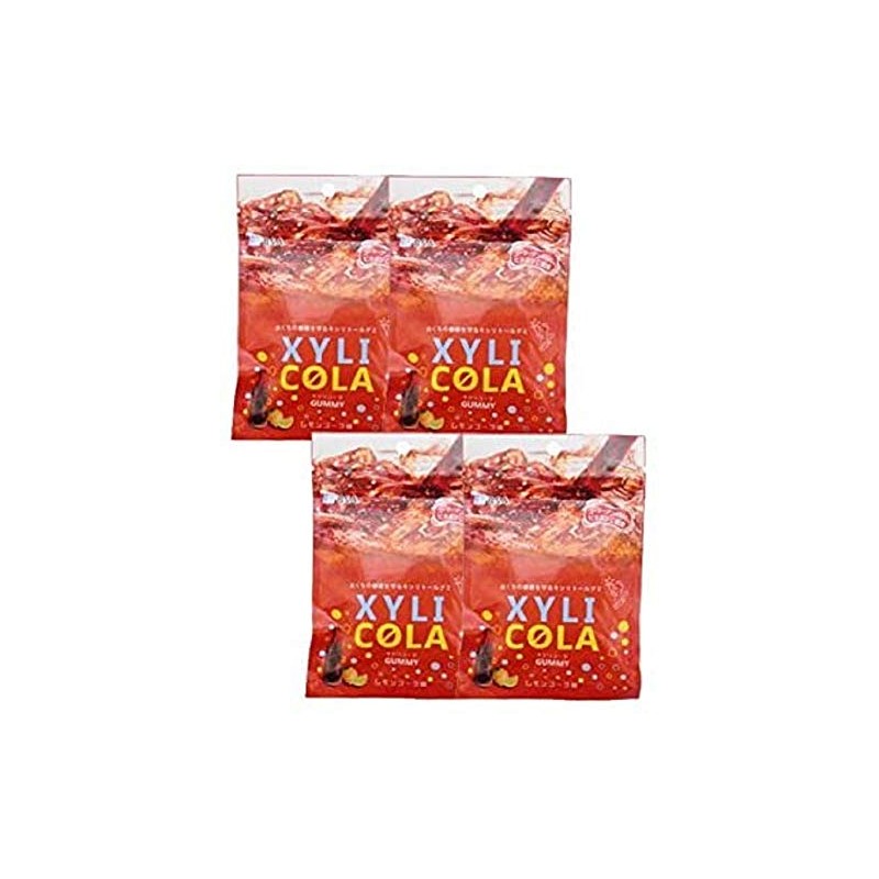 Xylitol Gummy, Xylitol Cola, Lemon Cola Flavor, 4 Bags
