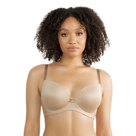 PARFAIT Jeanie Women's Full Figure Lightweight Smooth Plunge T-Shirt Bra Style 4801-European Nude-44G
