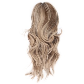 Women Long Wavy Light Blonde Wig Lady Fashionable Cosplay Party Synthetic Wigs 60cm  LC279‑3
