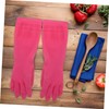 Healeved 3 Pairs Latex Dishwashing Gloves Thickened Non Slip Kitchen
