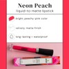 Aromi Matte Liquid Lipstick | Long-lasting, Bright Peachy Pink Lip