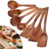 Wooden Kitchen Utensil Set, Wooden Spoons for Cooking, Wooden Utensil