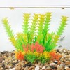 AQUANEAT Artificial Fish Tank Plants, Aquarium Decorations, Yellow Plastic Accessories,