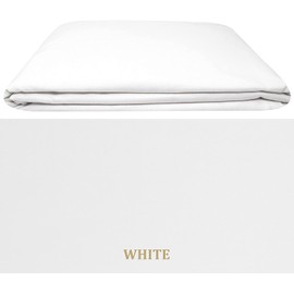 Luxury Extra Deep Frilled Valance Fitted Sheets in 14 Colours (Single, White)