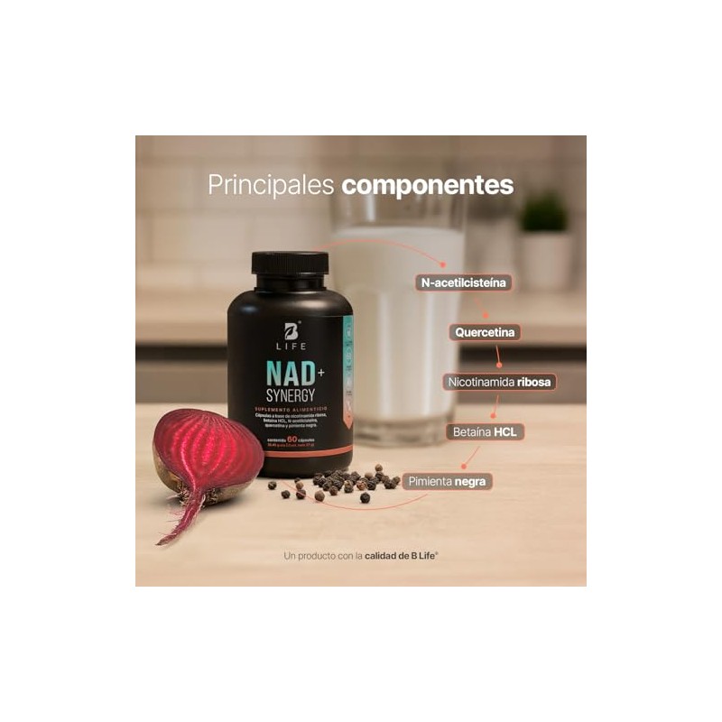 Life Nad Días Consumo Otros Solo Nicotinamida Ribosa Potenciada Quercetina