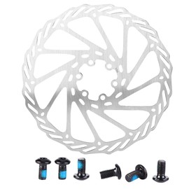 Disc Brake Rotor, 203 Mm Disc Brake Rotor Mountain Bike Mechanical Front and Rear Caliper Rotor Brake Pad Braking Part(203mm)