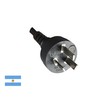 Power cable 1.80 m UL/ARG 37/YC Argentina 3 Pin IEC