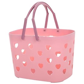 Shower Basket 11x6.7x4 Shower Caddy with Hollow Drain Portable PP Bath Caddy with Handle Ventilated Quick Dry Shower Caddy Basket for Home, Dorm, Public Bath, Bath Caddy, Shower Caddy