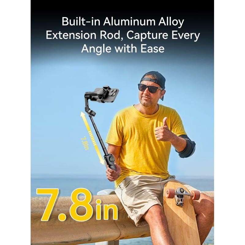 Gimbal Smartphone Stabilizer (Black)