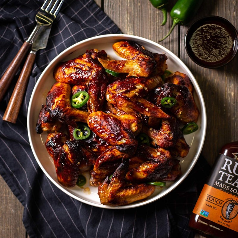 Rufus Teague BBQ Sauce & Rub 4-Piece Gift Set, Saucin'