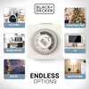 BLACK+DECKER Light Timers, Indoor, Programmable, 2 Pack, with Polarized Outlet